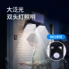 Solar wall lamp with human body sensing, dual-head rotation, high power, for courtyard households, outdoor gardens, villas, cross-border new style Specification image